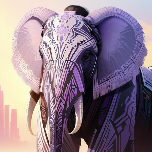 00189-3818442618-symmetry!! portrait of a hybrid robot elephant, lilac, horizon zero dawn machine, intricate, elegant, highly detailed, digital p.png